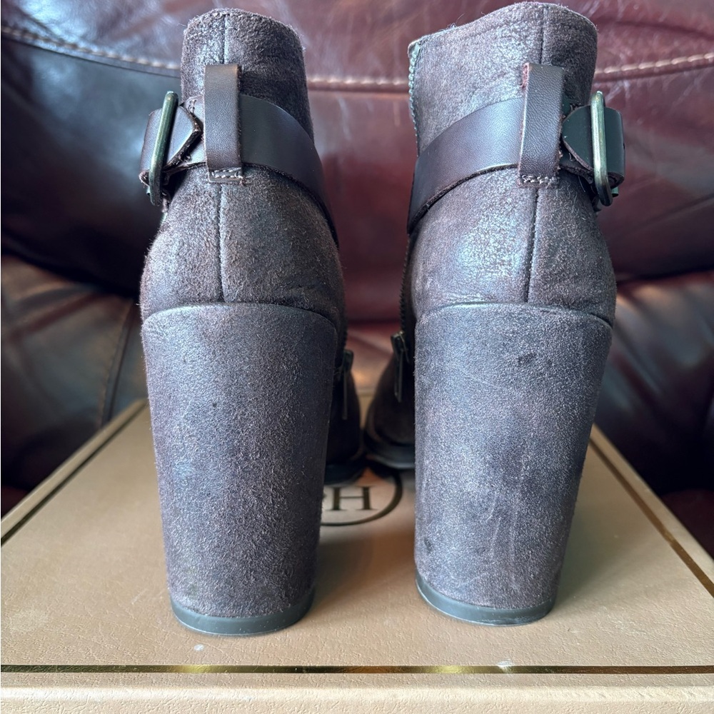 Ash Italia Falcon Brown Suede Ankle Boots New size 39 EU T Moro - Picture 3 of 5